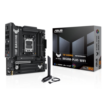 ASUS TUF GAMING B850M-PLUS WIFI AMD B850 Socket AM5 micro ATX