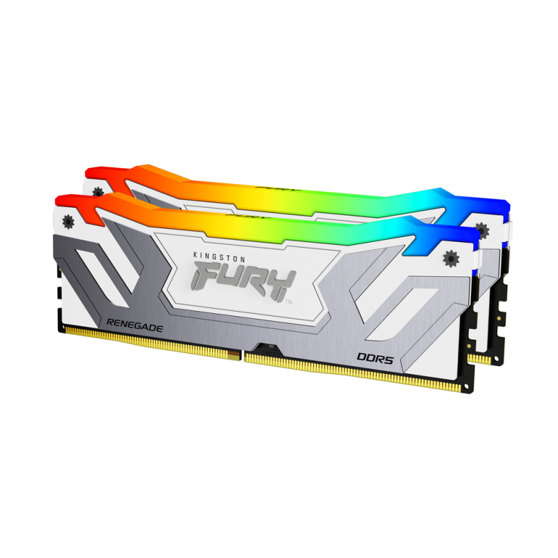 Kingston Technology FURY 48GB 8400MT/s DDR5 CL40 CUDIMM (Kit of 2) Renegade RGB White XMP