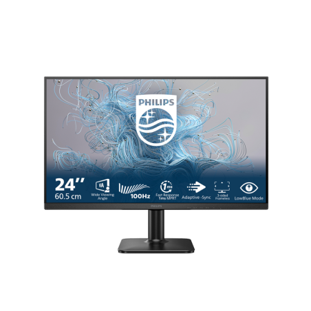 Philips 1000 series 24E2N1100LB/00 computer monitor 60.5 cm (23.8") 1920 x 1080 pixels Full HD LCD Black