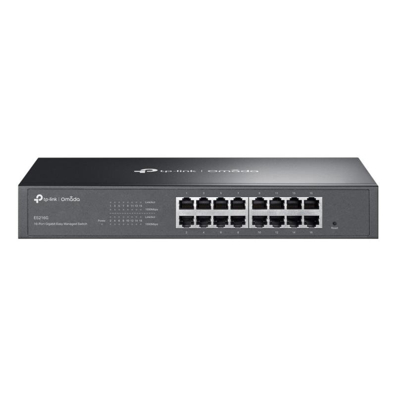TP-Link Omada ES216G network switch Managed L2 Gigabit Ethernet (10/100/1000) Black