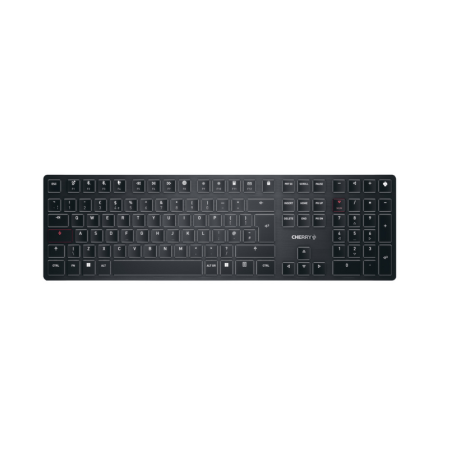CHERRY KW X ULP keyboard Universal USB + RF Wireless + Bluetooth QWERTY UK English Black