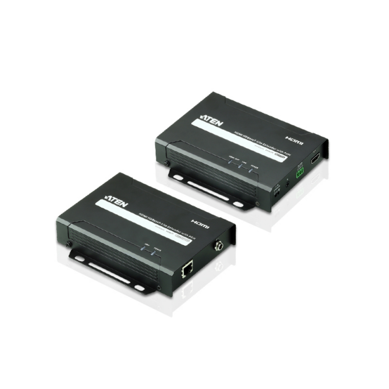 ATEN VE802 AV transmitter & receiver Black
