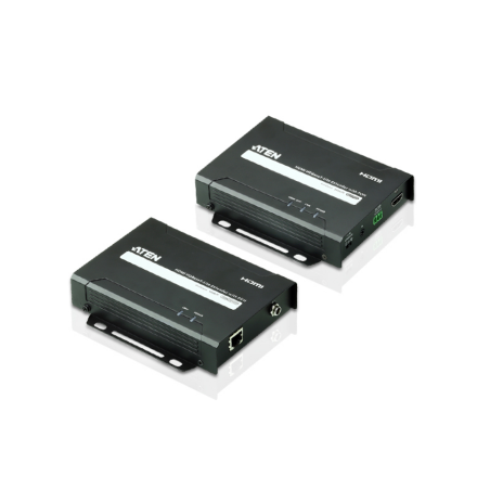 ATEN VE802 AV transmitter & receiver Black