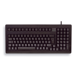 CHERRY G80-1800 Compact Corded Keyboard, Black, PS2/USB, (QWERTY - UK)