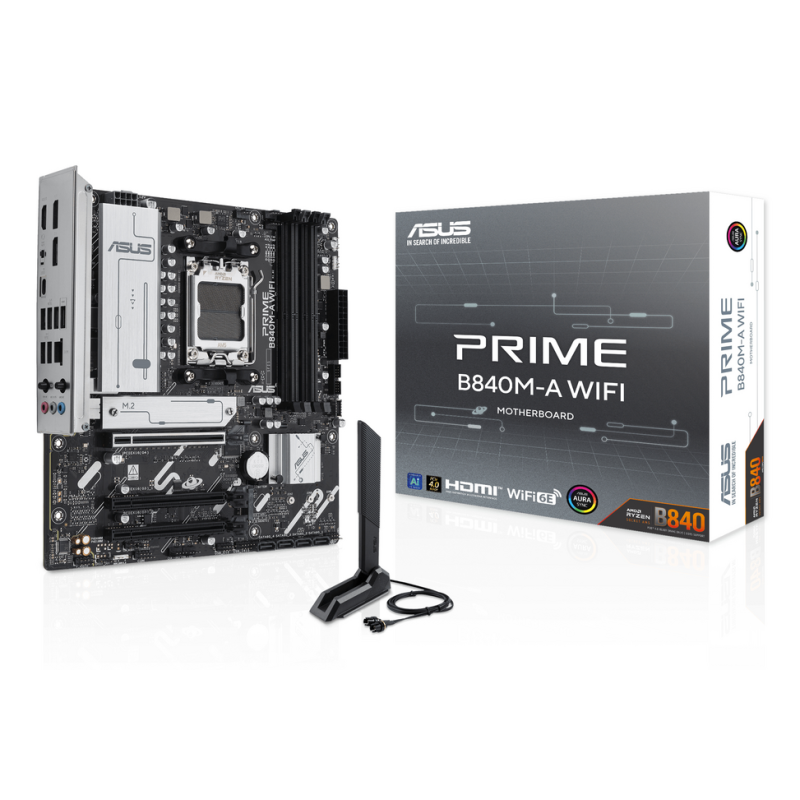 ASUS PRIME B840M-A WIFI AMD B840 Socket AM5 micro ATX