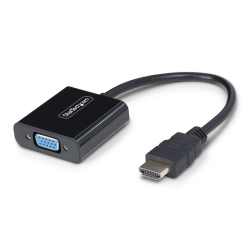 StarTech.com HDMI to VGA Adapter, Active Video Converter For Laptop/Desktop, 1920x1080 (1080p), HDMI Source to VGA Monitor/Displ