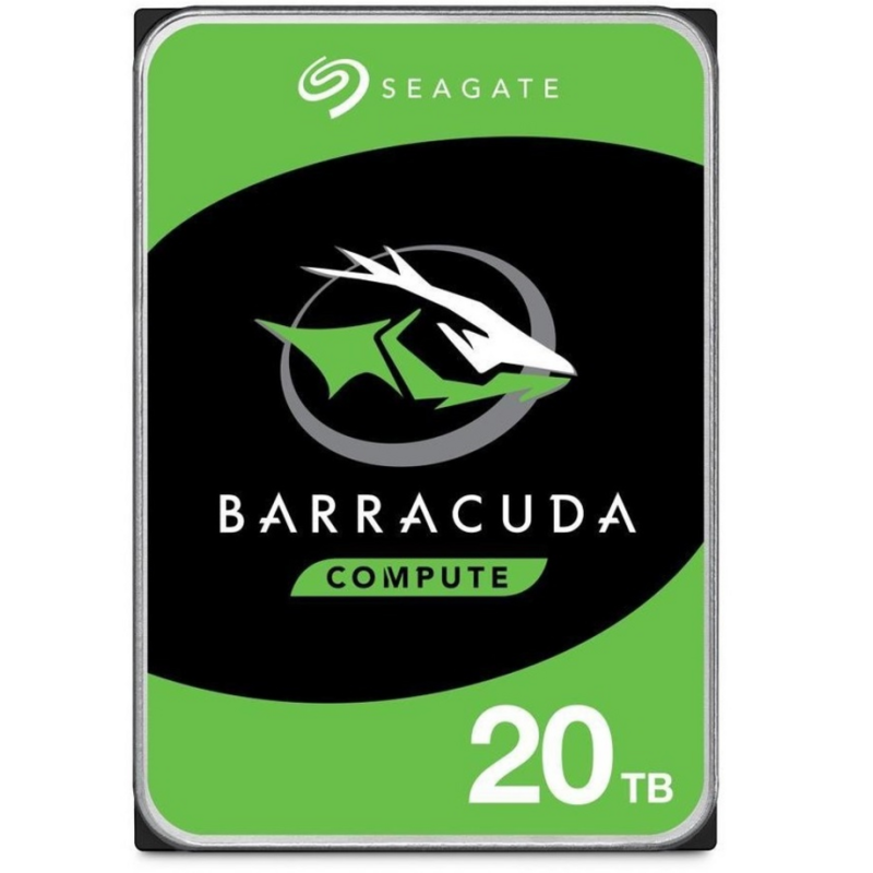 Seagate Barracuda 20TB internal hard drive 7200 RPM 512 MB 3.5" Serial ATA