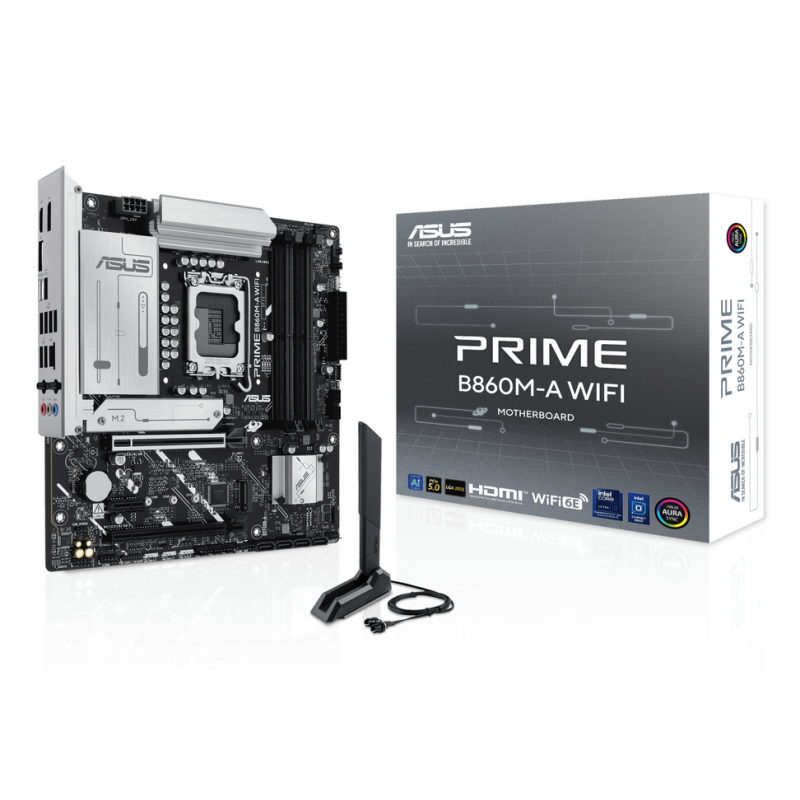 ASUS PRIME B860M-A WIFI Intel B860 LGA 1851 (Socket V1) micro ATX