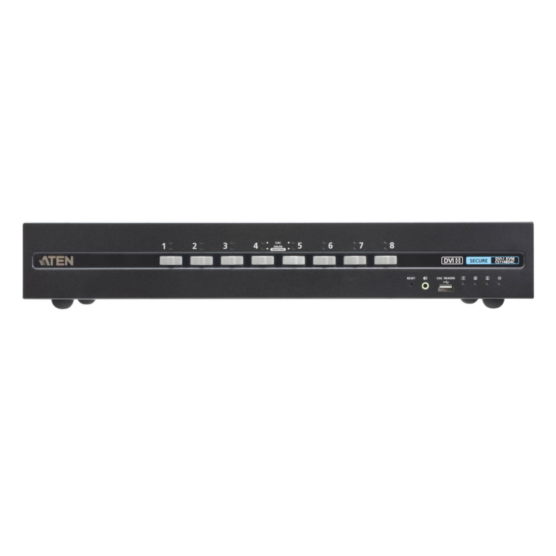 ATEN 8-Port USB DVI Dual Display Secure KVM Switch with CAC (PSD PP v4.0 Compliant)