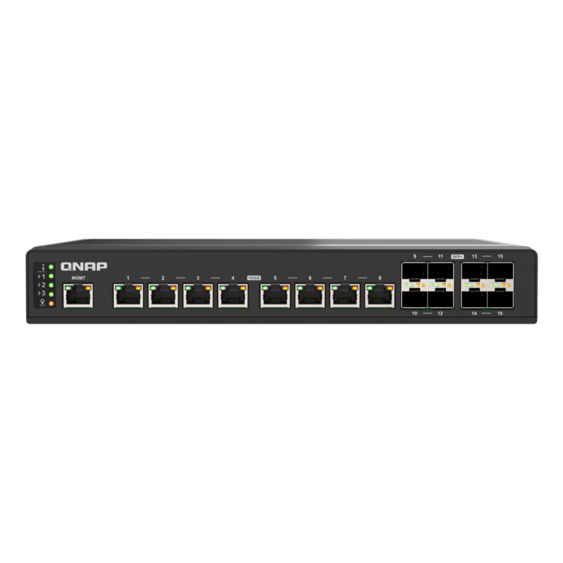 QNAP QSW-IM3216-8S8T network switch Managed L2 10G Ethernet (100/1000/10000) Black
