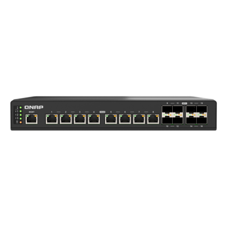 QNAP QSW-IM3216-8S8T network switch Managed L2 10G Ethernet (100/1000/10000) Black