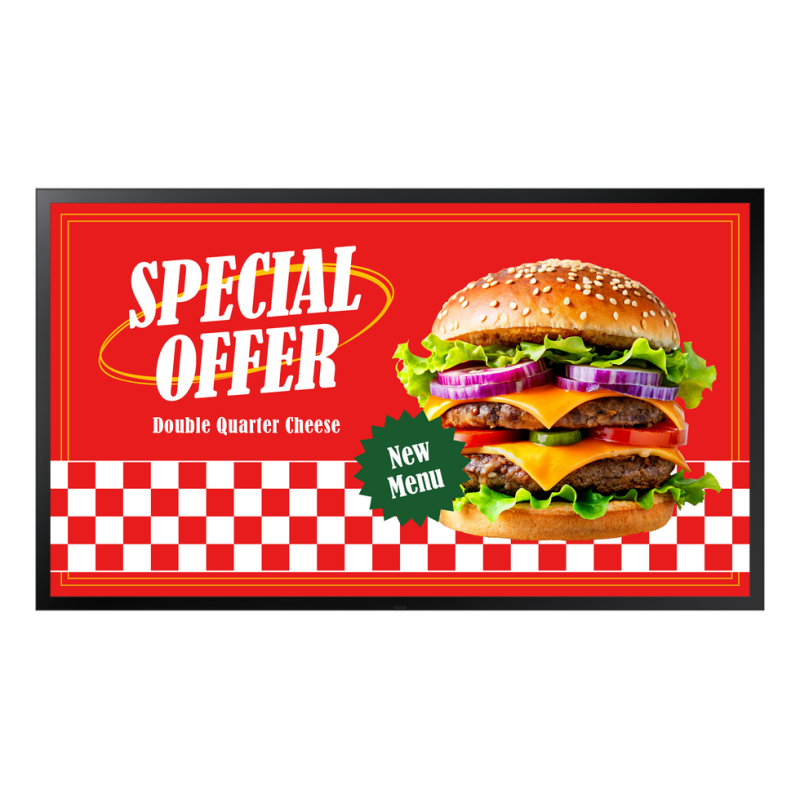 Samsung OH46DX Digital signage flat panel 116.8 cm (46") LCD Wi-Fi 3500 cd/m² Full HD Black Tizen 24/7