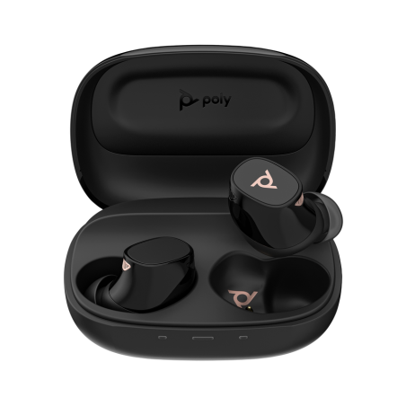 Poly Voyager Free 20 Black Earbuds +Basic Charge Case Customer Special 1