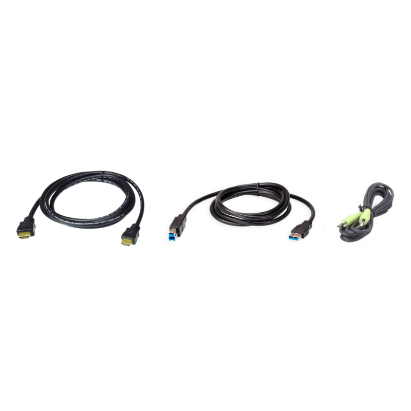 ATEN 2L-7D02UHX3 KVM cable Black 1.8 m