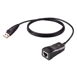 ATEN UC232BF serial cable Black 1.2 m USB Type-A RJ-45