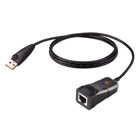 ATEN UC232BF serial cable Black 1.2 m USB Type-A RJ-45