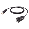 ATEN UC232BF serial cable Black 1.2 m USB Type-A RJ-45