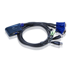 ATEN 2-Port USB VGA KVM Switch with Audio