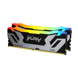 Kingston Technology FURY 48GB 8400MT/s DDR5 CL40 CUDIMM (Kit of 2) Renegade RGB Silver XMP