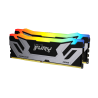 Kingston Technology FURY 48GB 8400MT/s DDR5 CL40 CUDIMM (Kit of 2) Renegade RGB Silver XMP