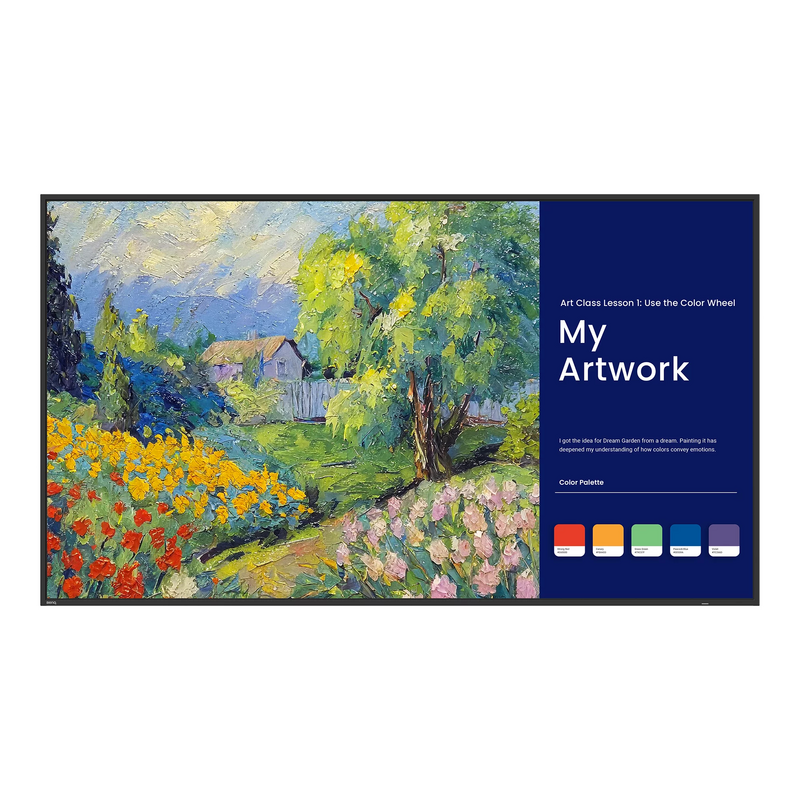 BenQ SL5504 Smart Signage Display Digital signage flat panel 139.7 cm (55") LCD 500 cd/m² 4K Ultra HD Black Built-in processor A