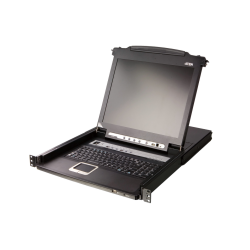 ATEN 8-Port 19" LCD KVM Switch (USB - PS/2 VGA) with USB Peripheral port