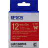 Epson Label Cartridge Satin Ribbon LK-4RKK Gold/Red 12mm (5m)