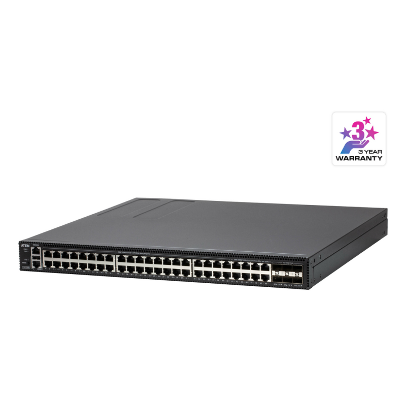 ATEN 54-Port Layer 2+ Gigabit Ethernet Managed Switch