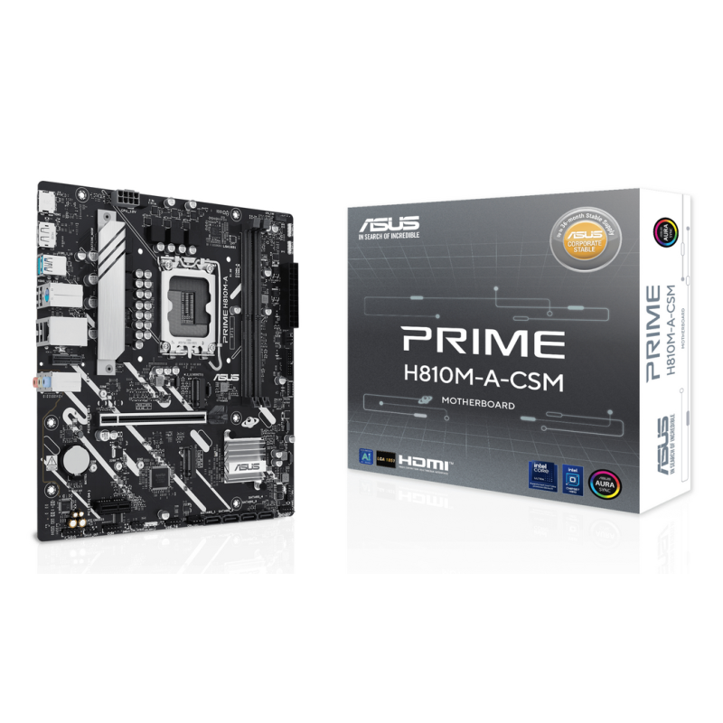 ASUS PRIME H810M-A-CSM Intel H810 LGA 1851 (Socket V1) micro ATX