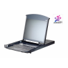 ATEN 8-Port 19” LCD CAT5e/6 KVM over IP Switch 1 local / 1 remote (Dual Rail)