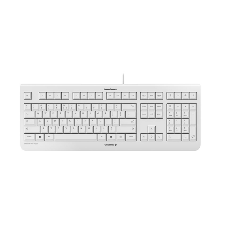 CHERRY KC 1000 keyboard Universal USB QWERTY US English Grey