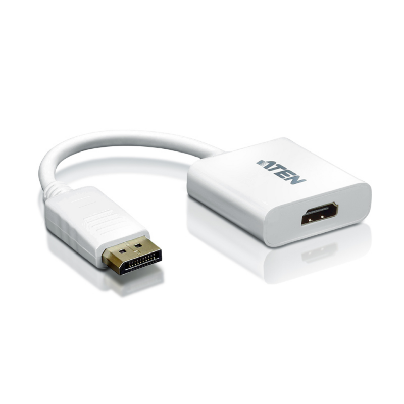 ATEN DisplayPort to HDMI converter, PC: Up to UXGA / HDTV: Up to 1080i,1080p