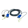 ATEN 2L-5203B video cable adapter 3 m VGA (D-Sub) + 3.5mm Black