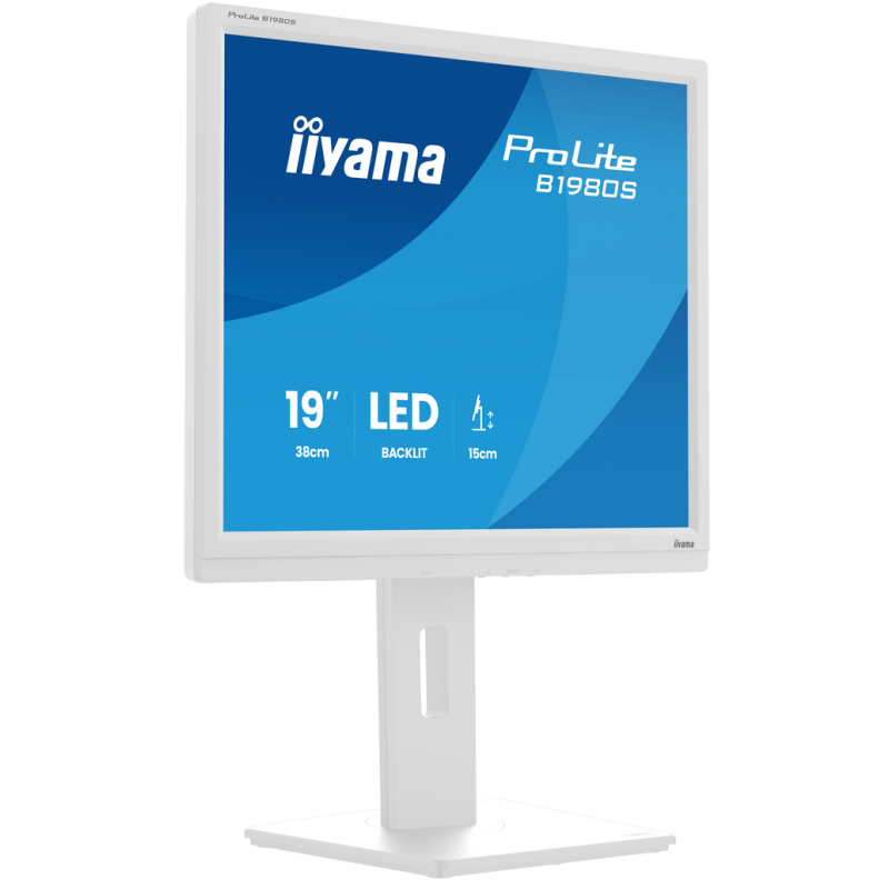 iiyama ProLite The 19’’ B1980S, designed for business, is an impressive LED-backlit monitor with a height adjustable stand
