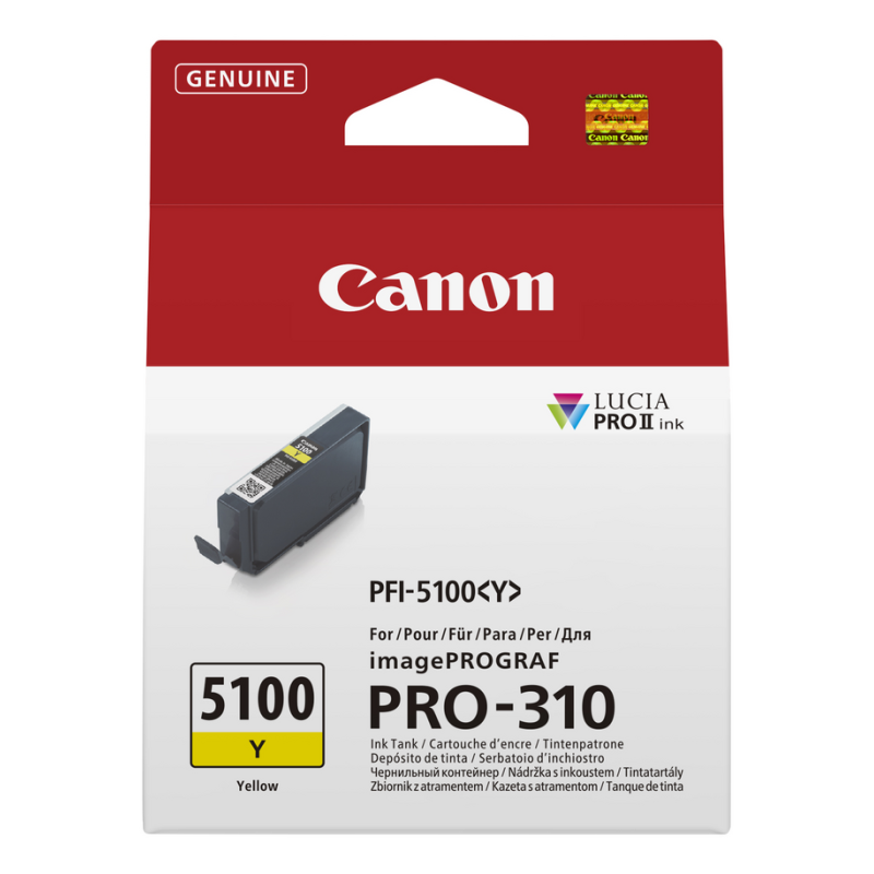 Canon PFI-5100 Y ink cartridge 1 pc(s) Original Yellow