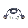 ATEN 6ft DVI-D KVM cable Black 1.8 m