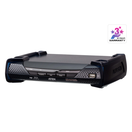 ATEN 2K DVI-D Dual-Link KVM over IP Receiver with Dual SFP & PoE