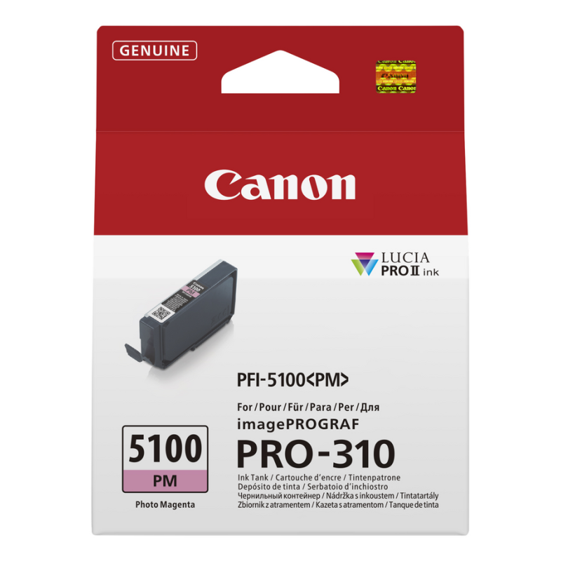 Canon PFI-5100 PM ink cartridge 1 pc(s) Original Photo magenta