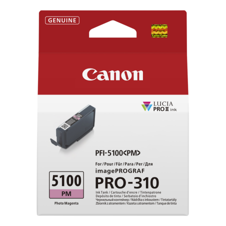 Canon PFI-5100 PM ink cartridge 1 pc(s) Original Photo magenta