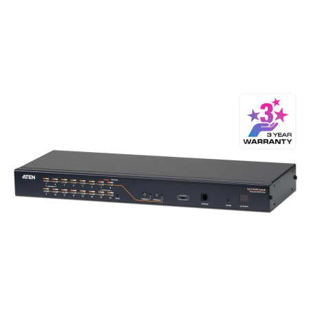 ATEN 16-Port 2-console Cat 5e/6 KVM Switch