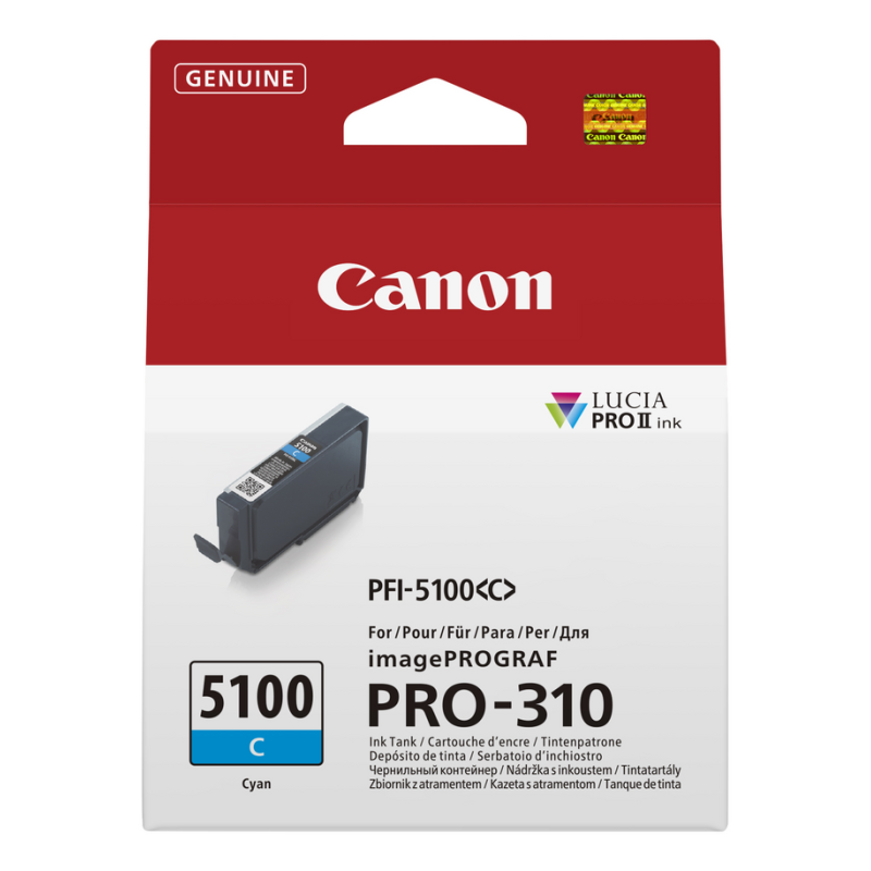 Canon PFI-5100 C ink cartridge 1 pc(s) Original Cyan