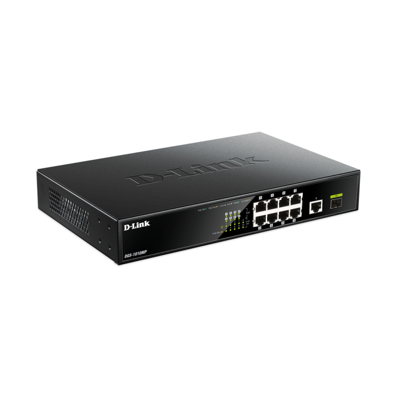 D-Link 10-Port Gigabit PoE Unmanaged Switch