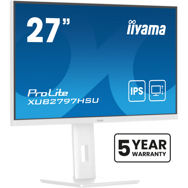 iiyama ProLite 27” IPS technology panel with height adjustable stand and 100Hz refresh rate