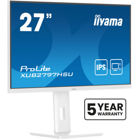 iiyama ProLite 27” IPS technology panel with height adjustable stand and 100Hz refresh rate