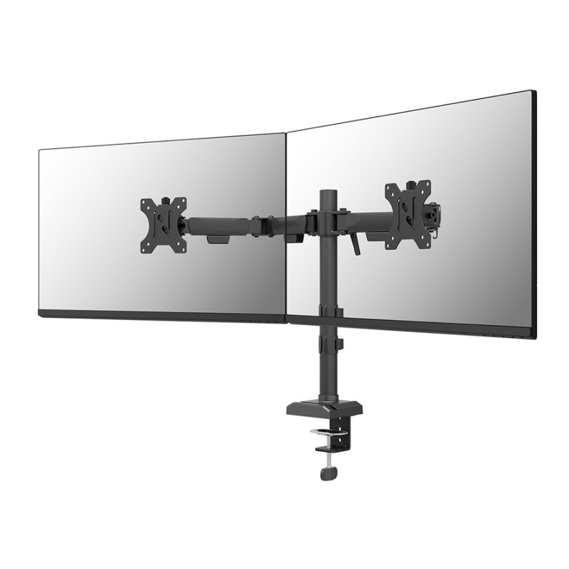 Neomounts DS60-600BL2 Monitor arm 10-32" - Quick-fix - 180°-stop