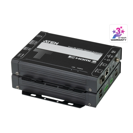 ATEN True 4K HDMI Optical Extender (4K@300m (K1, MM) / 10km (K2, SM))