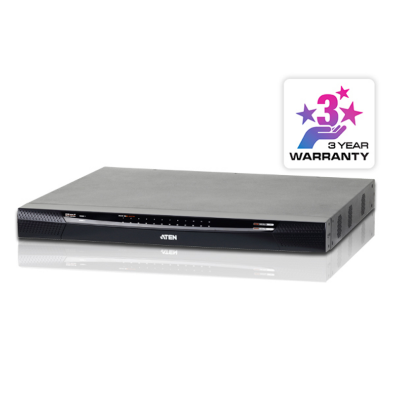 ATEN 24-Port 3-Bus CAT5e/6 KVM Over IP Switch, with Audio & Virtual Media Support