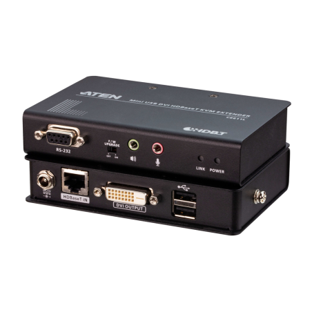 ATEN Mini USB DVI HDBaseT KVM Extender