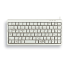 CHERRY Compact Keyboard, QWERTY, 83 keys, Combi USB/PS2, Light Grey