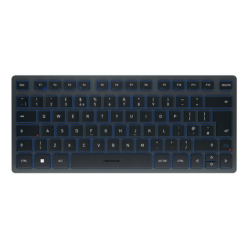 CHERRY KW 7100 MINI BT keyboard Universal Bluetooth QWERTY UK English Blue